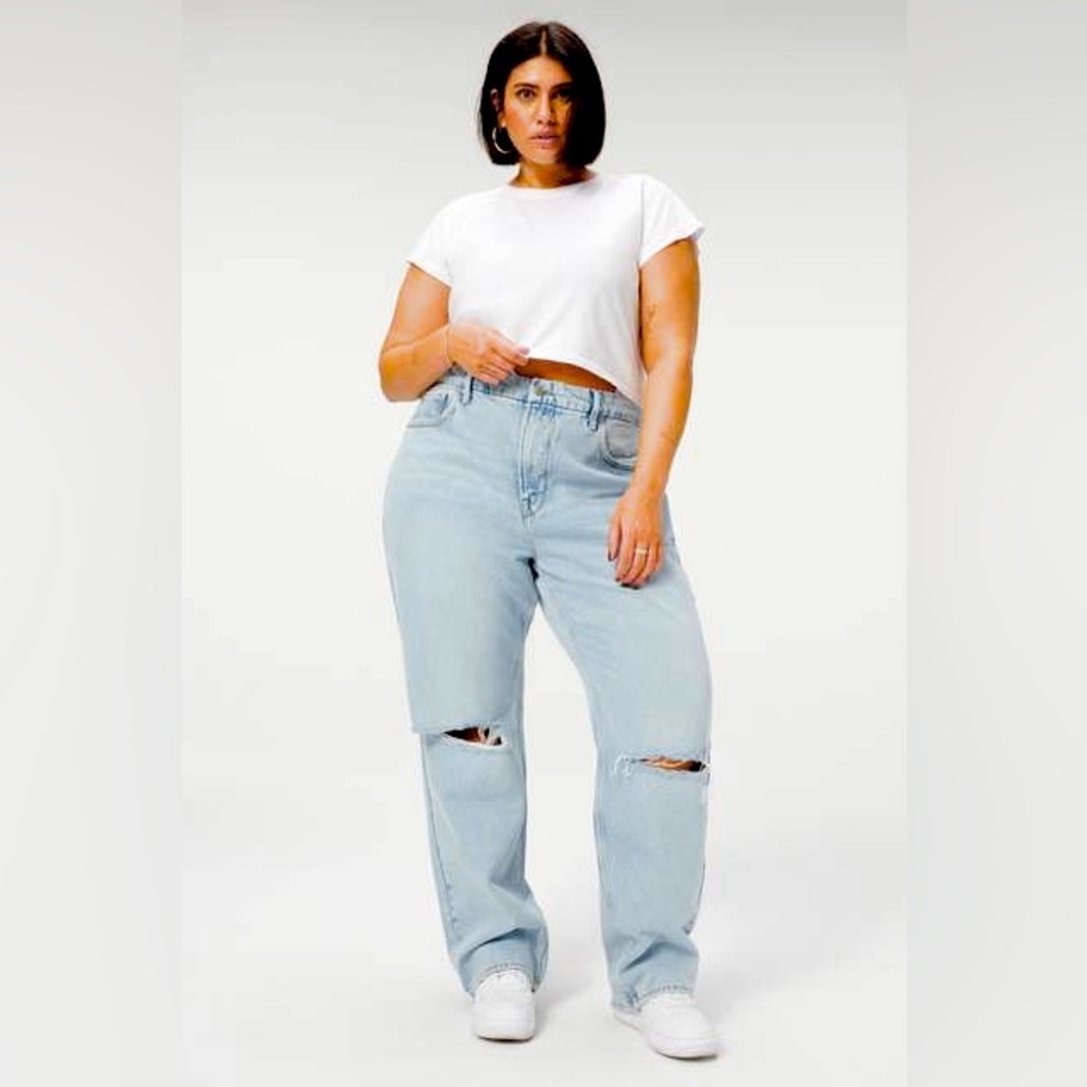 Good American Good 90s Blue Jeans - Size 0